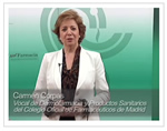 Video: Carmen Corpas: Vocal de Dermofarmacia del Colegio de Farmacéuticos de Madrid
